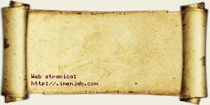 Irena Perović vizit kartica